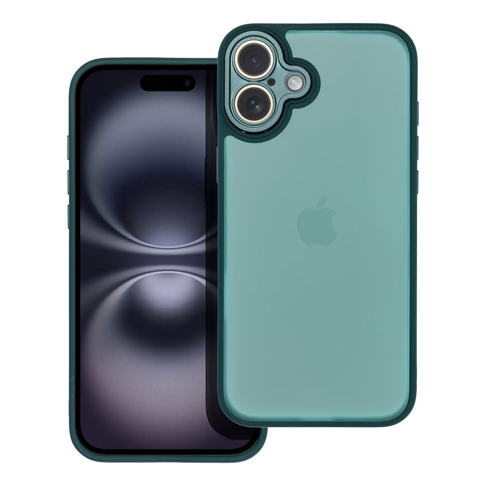 Farebný kryt VARIETE Case pre IPHONE 16 Plus zelený