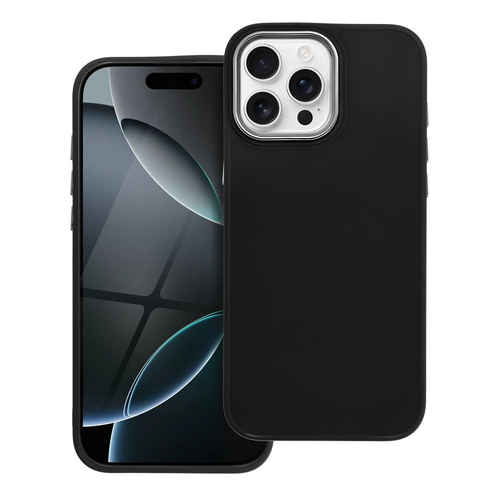 Štýlový kryt FRAME Case pre IPHONE 16 Pro Max čierny