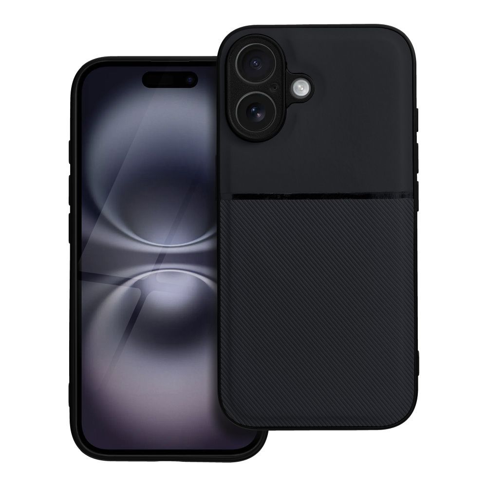 Štýlový kryt Case pre iPhone 16 Noble čierny