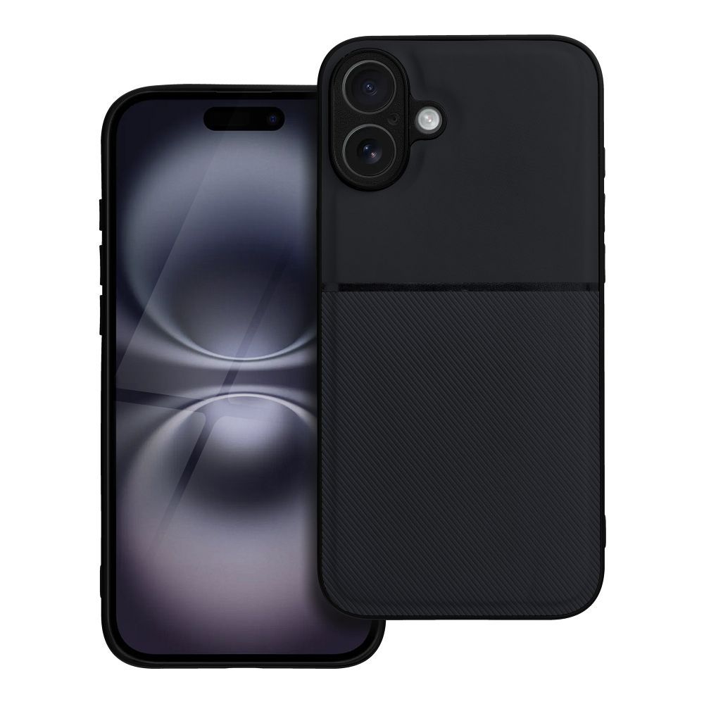 Štýlový kryt Forcell Noble pre IPHONE 16 Plus čierny