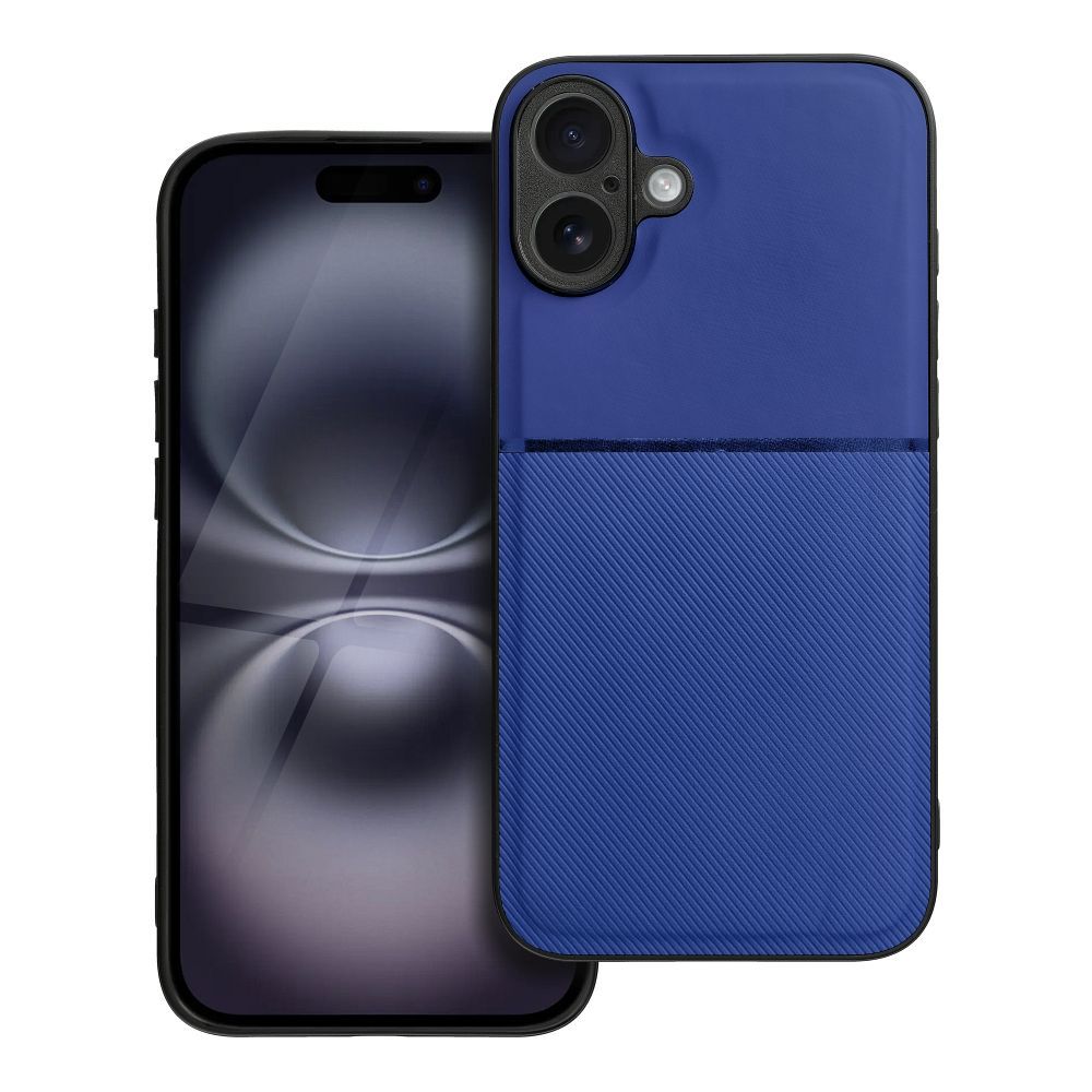 Štýlový kryt Forcell Noble pre IPHONE 16 Plus modrý