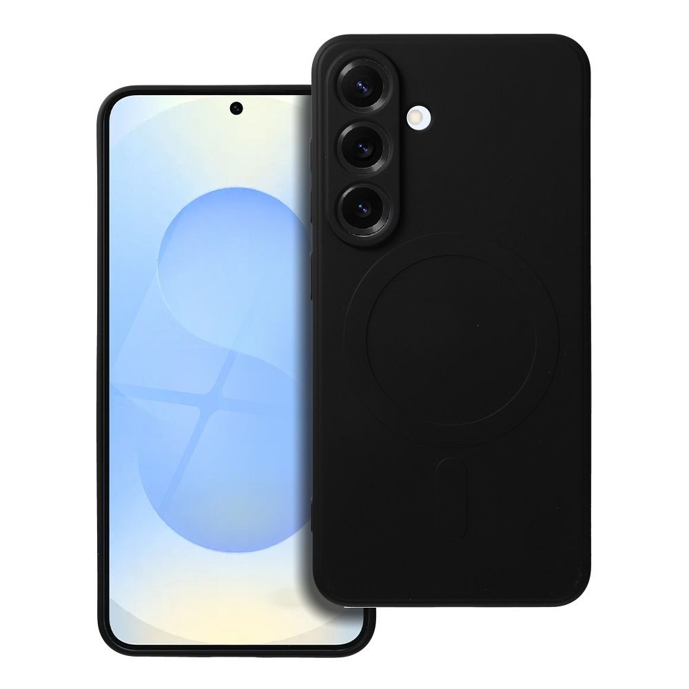 Obal SILICONE MagSafe pre SAMSUNG S25 čierny