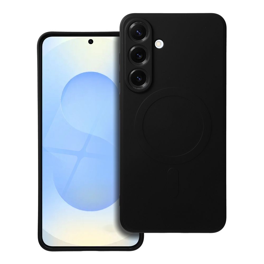 Obal SILICONE MagSafe pre SAMSUNG S25 Plus čierny