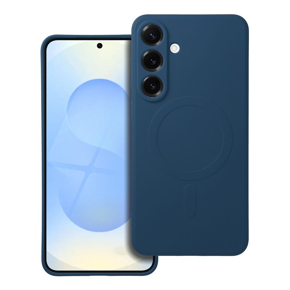 Obal SILICONE MagSafe pre SAMSUNG S25 Plus modrý