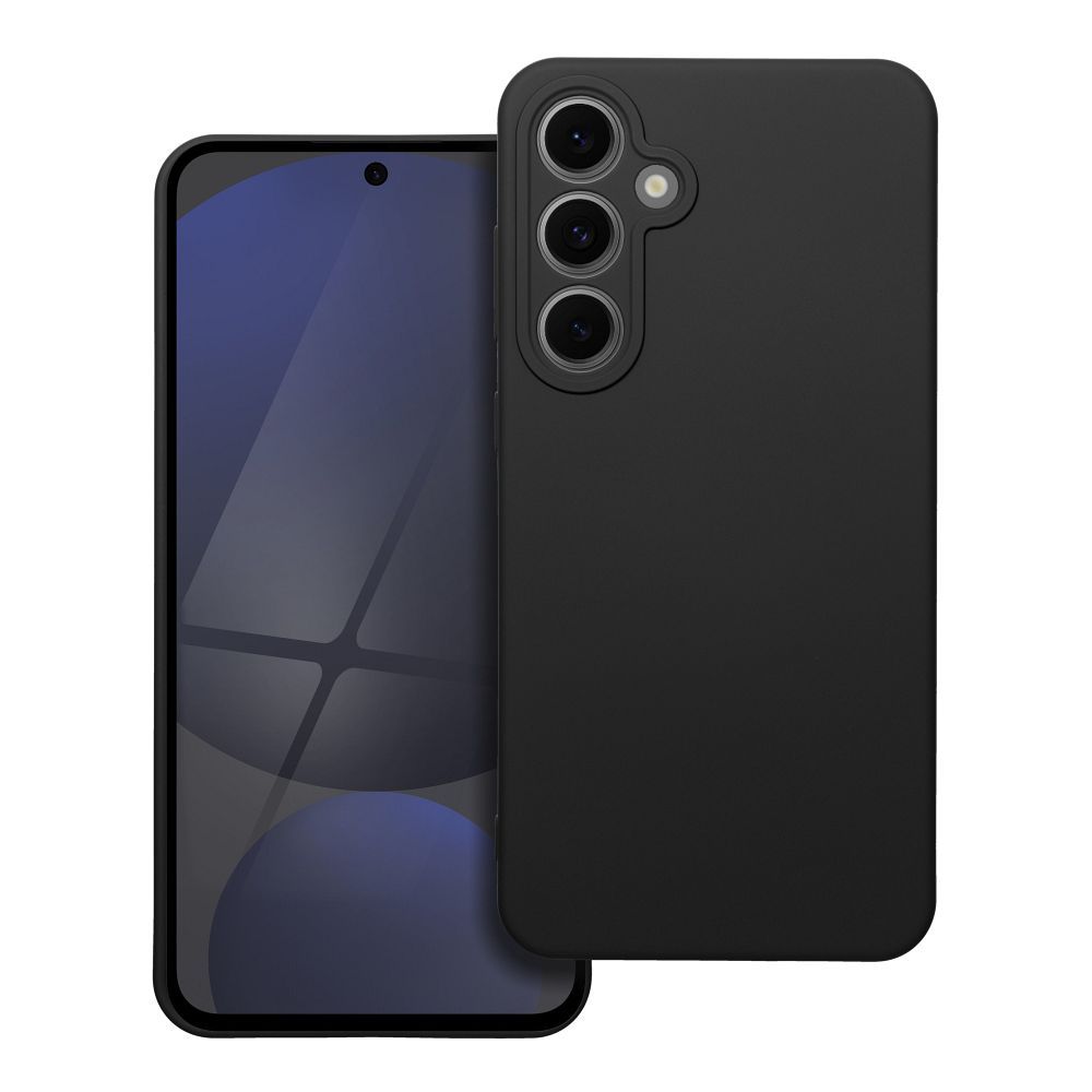 Moderný kryt SILICONE pre SAMSUNG S24 FE čierny