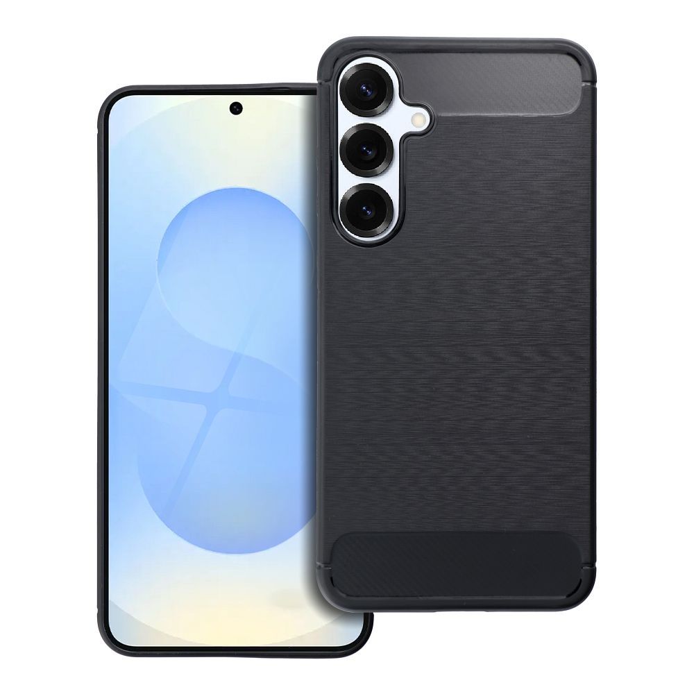 Puzdro CARBON pre SAMSUNG S25 Plus čierne