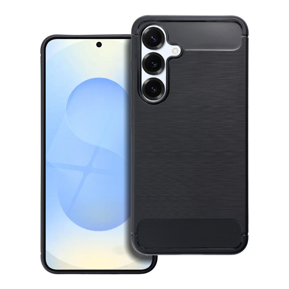 Puzdro CARBON pre SAMSUNG S25 čierne