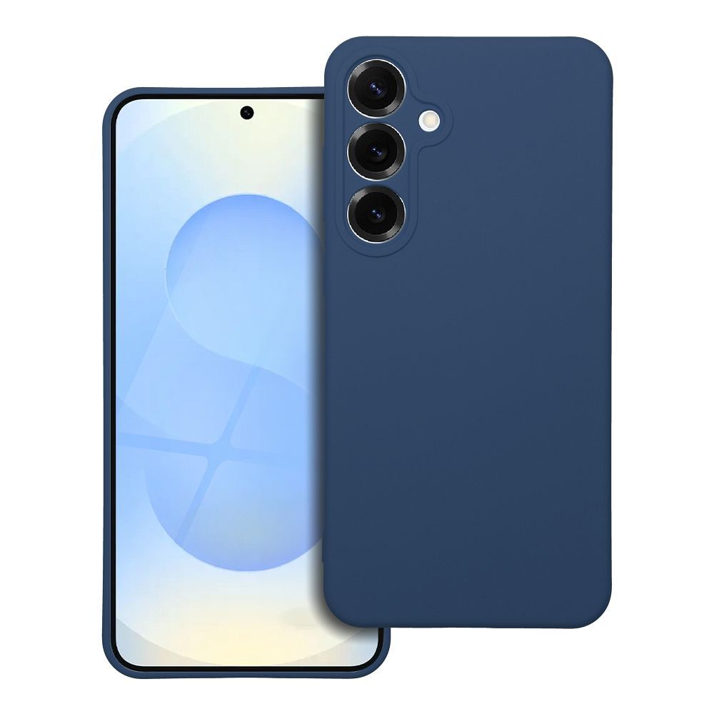 Moderný kryt SILICONE pre SAMSUNG S25 Plus modrý