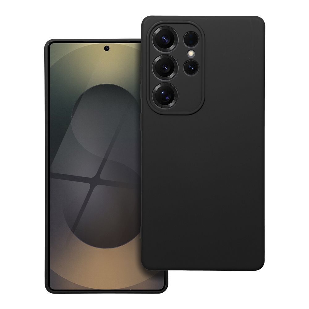 Moderný kryt SILICONE pre SAMSUNG S25 Ultra čierny