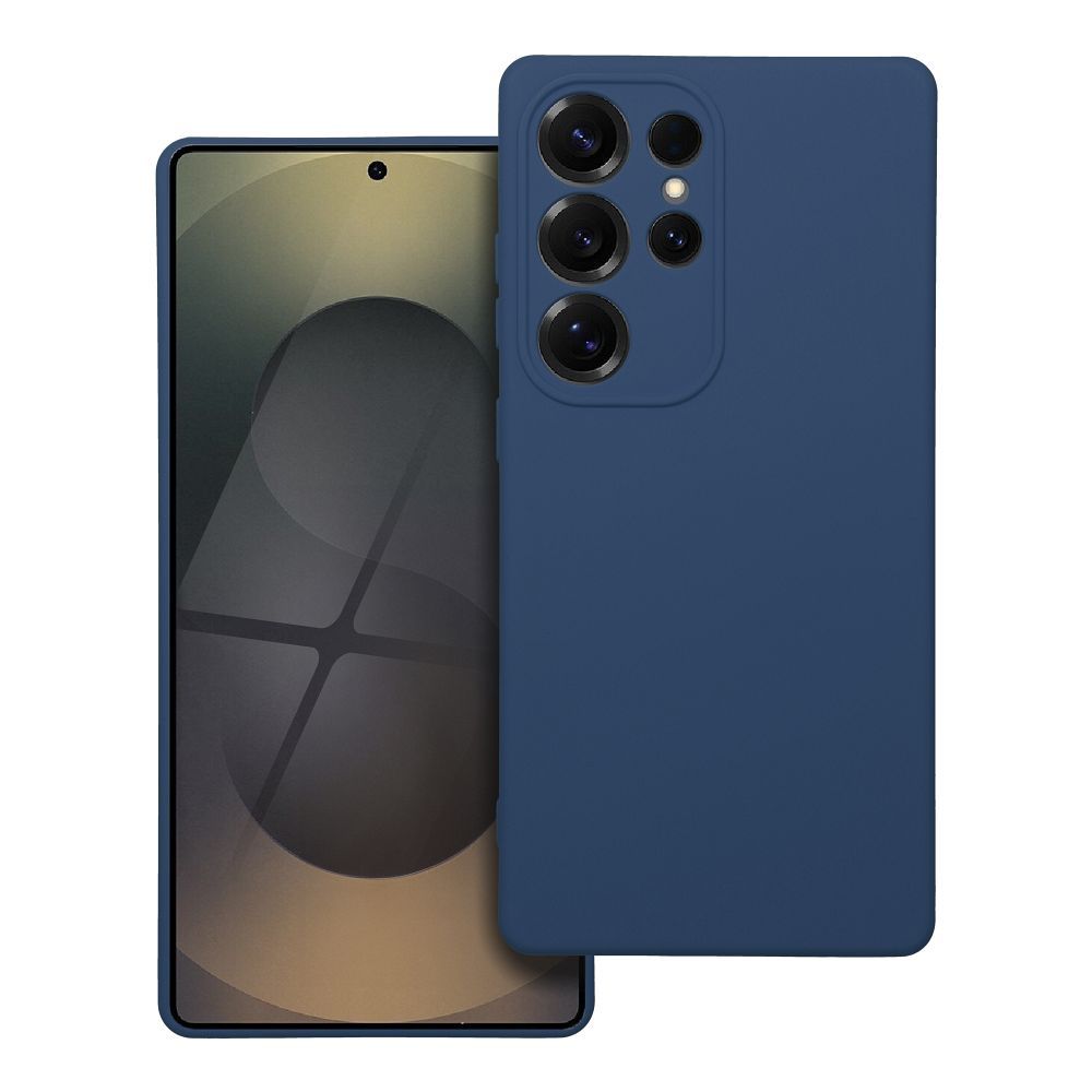 Moderný kryt SILICONE pre SAMSUNG S25 Ultra modrý