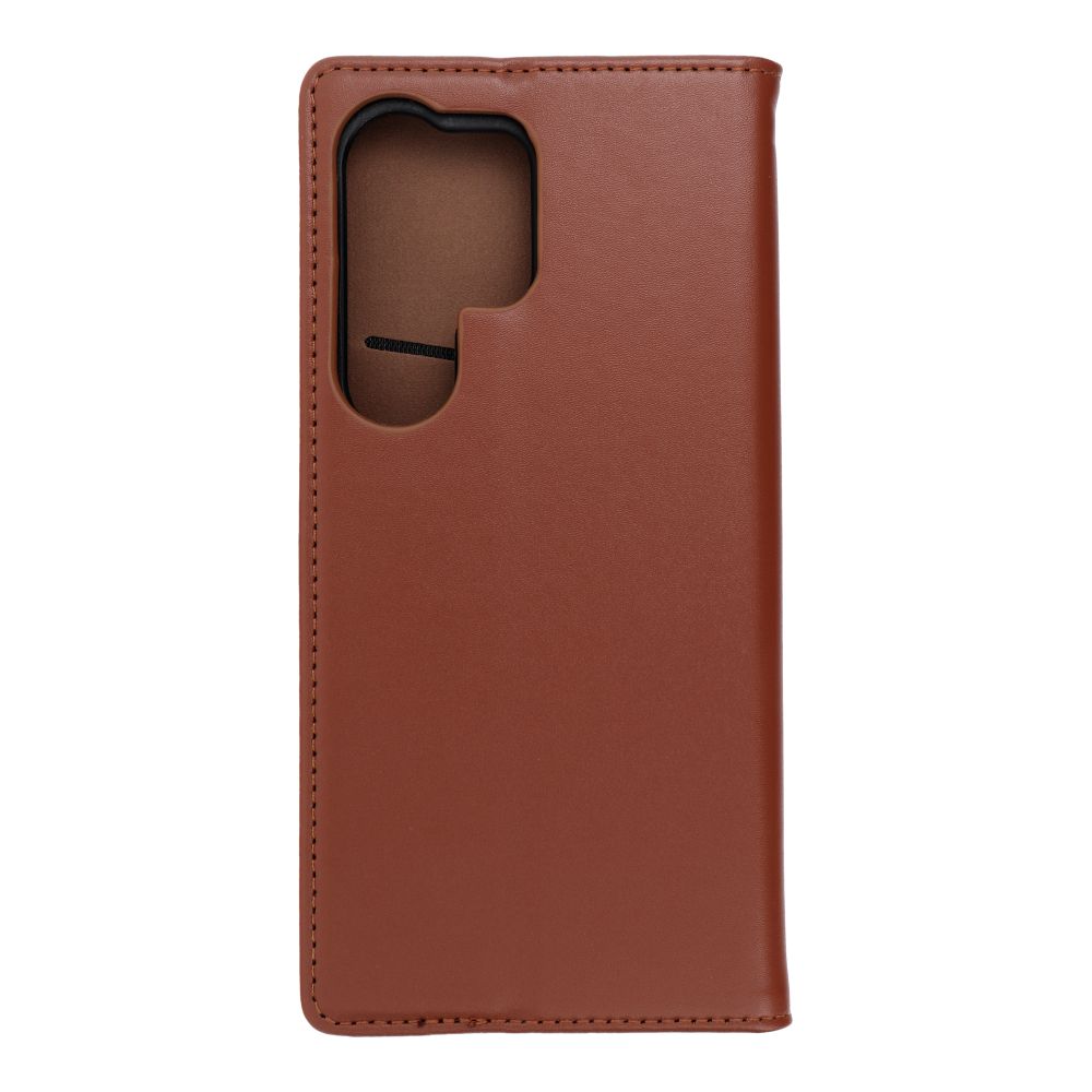 Kožené puzdroSMART PRO Book  pre SAMSUNG S25 Ultra hnedé