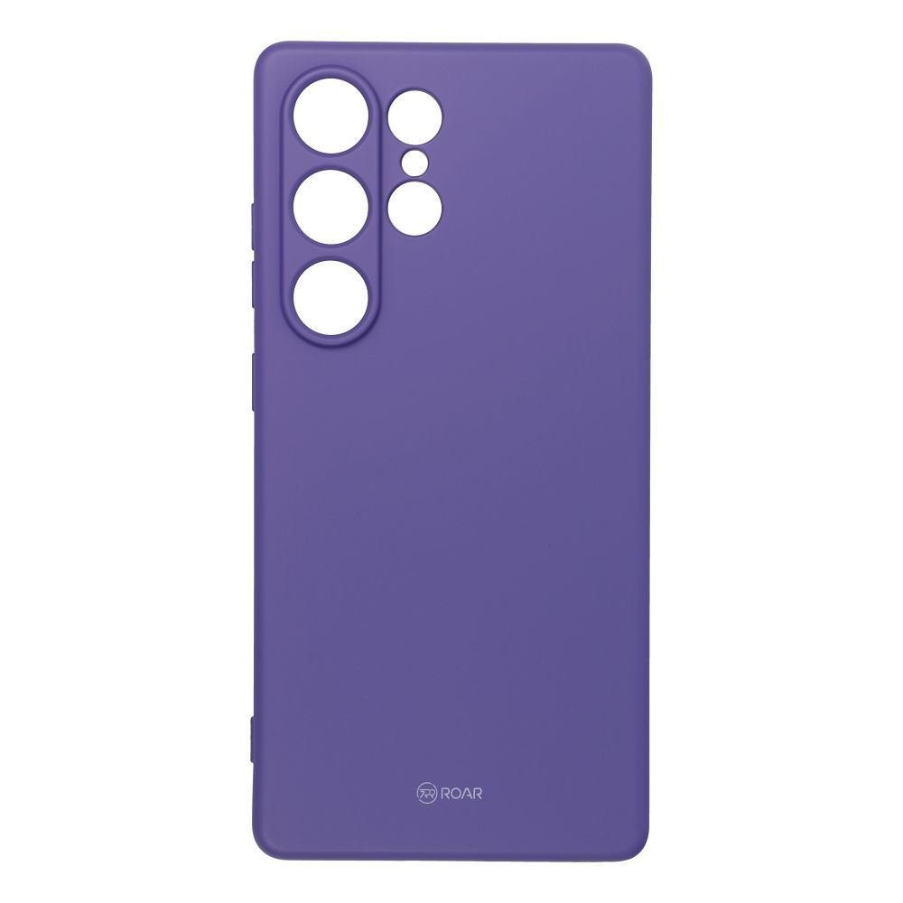 Puzdro ROAR case COLORFUL JELLY for SAMSUNG S25 Ultra fialové