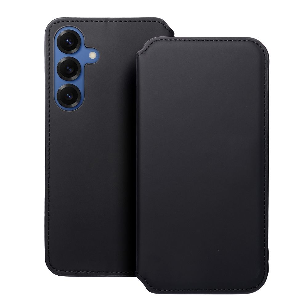 Obal DUAL POCKET Book case pre SAMSUNG S25 Plus čierny