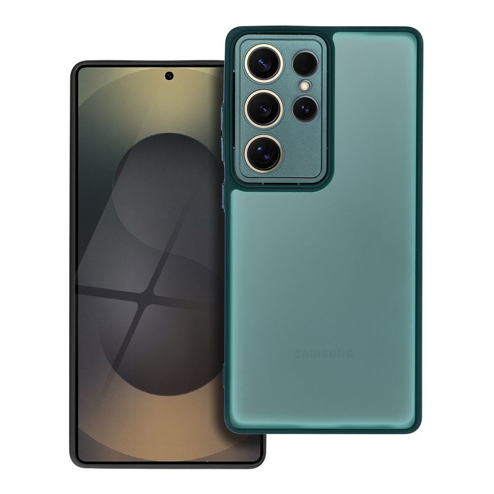Farebný kryt VARIETE Case pre SAMSUNG S25 Ultra zelený