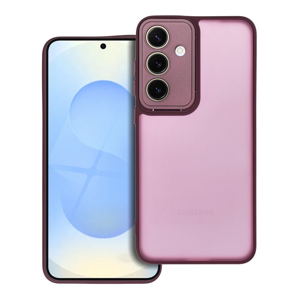 Farebný kryt VARIETE Case pre SAMSUNG S25 Plus fialový