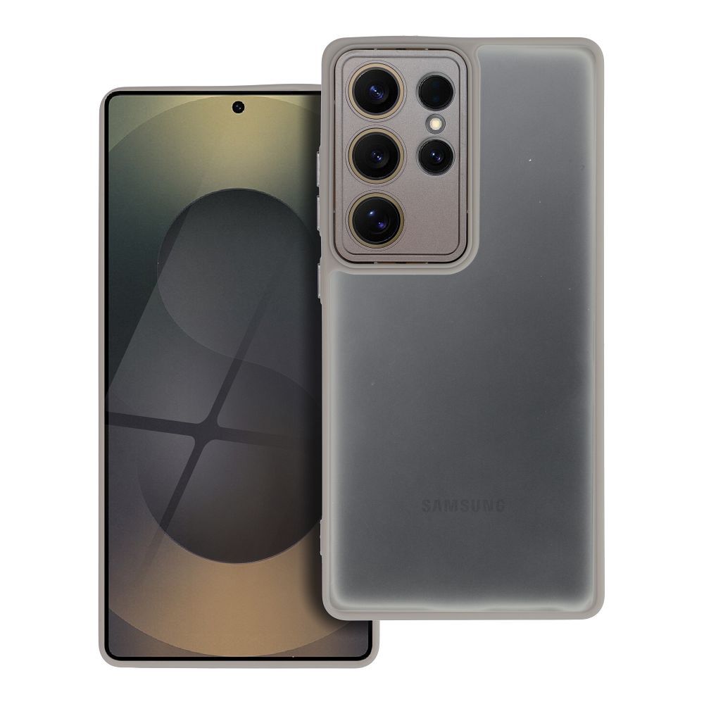 Farebný kryt VARIETE Case pre SAMSUNG S25 Ultra sivý