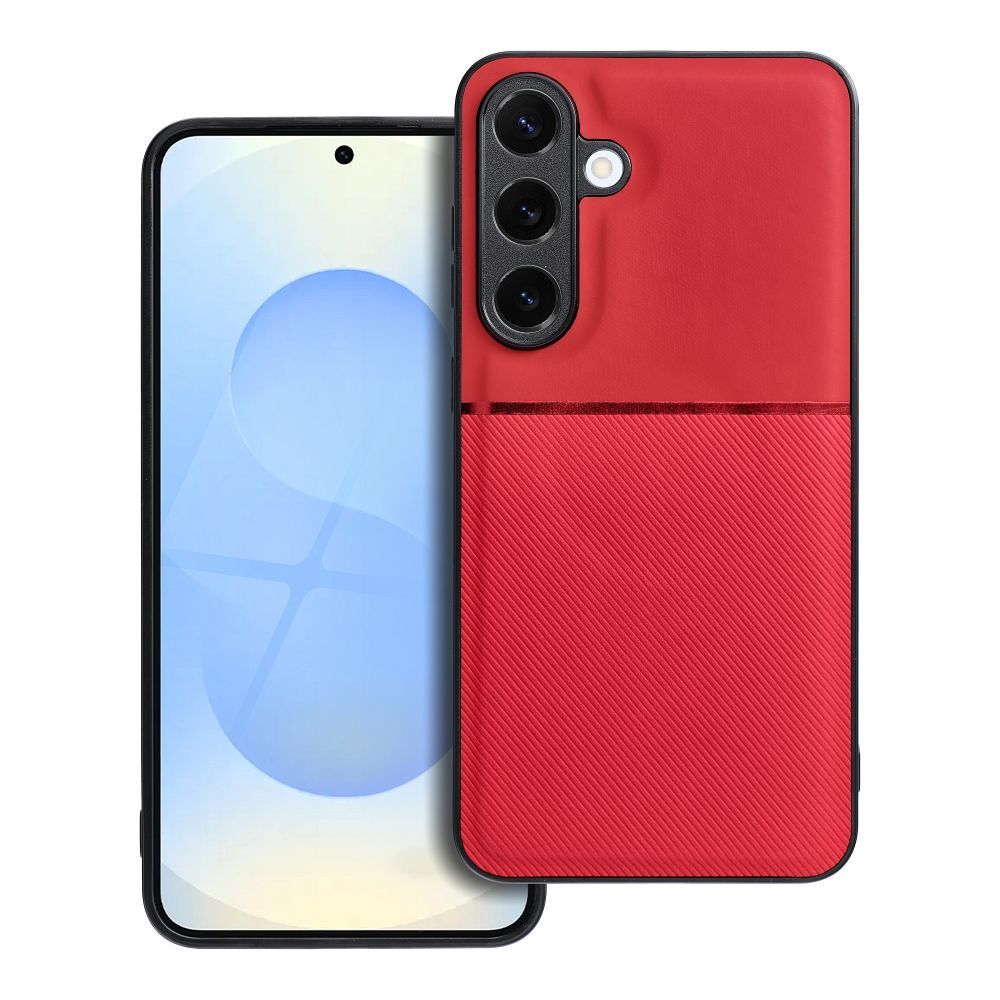Štýlový kryt Forcell Noble pre SAMSUNG S25 Plus červený