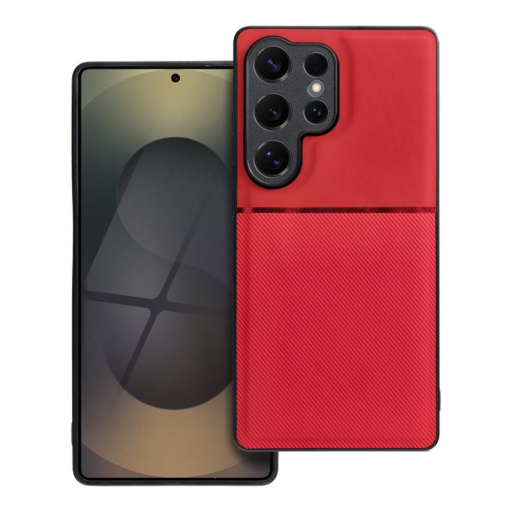 Štýlový kryt Forcell Noble pre SAMSUNG S25 Ultra červený