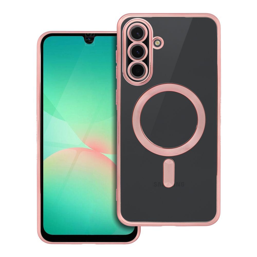 Puzdro ELECTRO MAG COVER pre SAMSUNG A56 ružovo zlaté