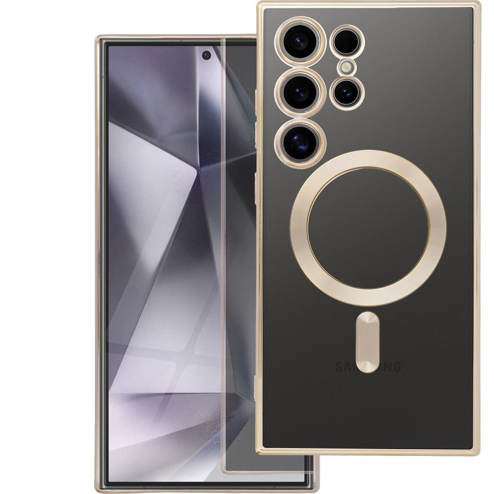 Puzdro ELECTRO MAG COVER pre SAMSUNG A54 zlaté