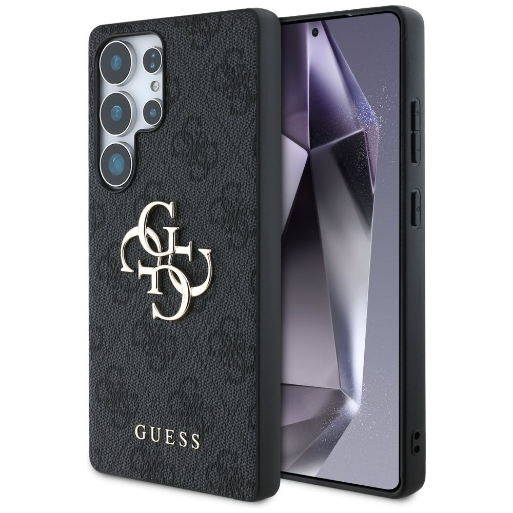 GUESS pre SAMSUNG S25 Ultra GUHCS25L4GMGGR (4G PU Big Logo) čierne
