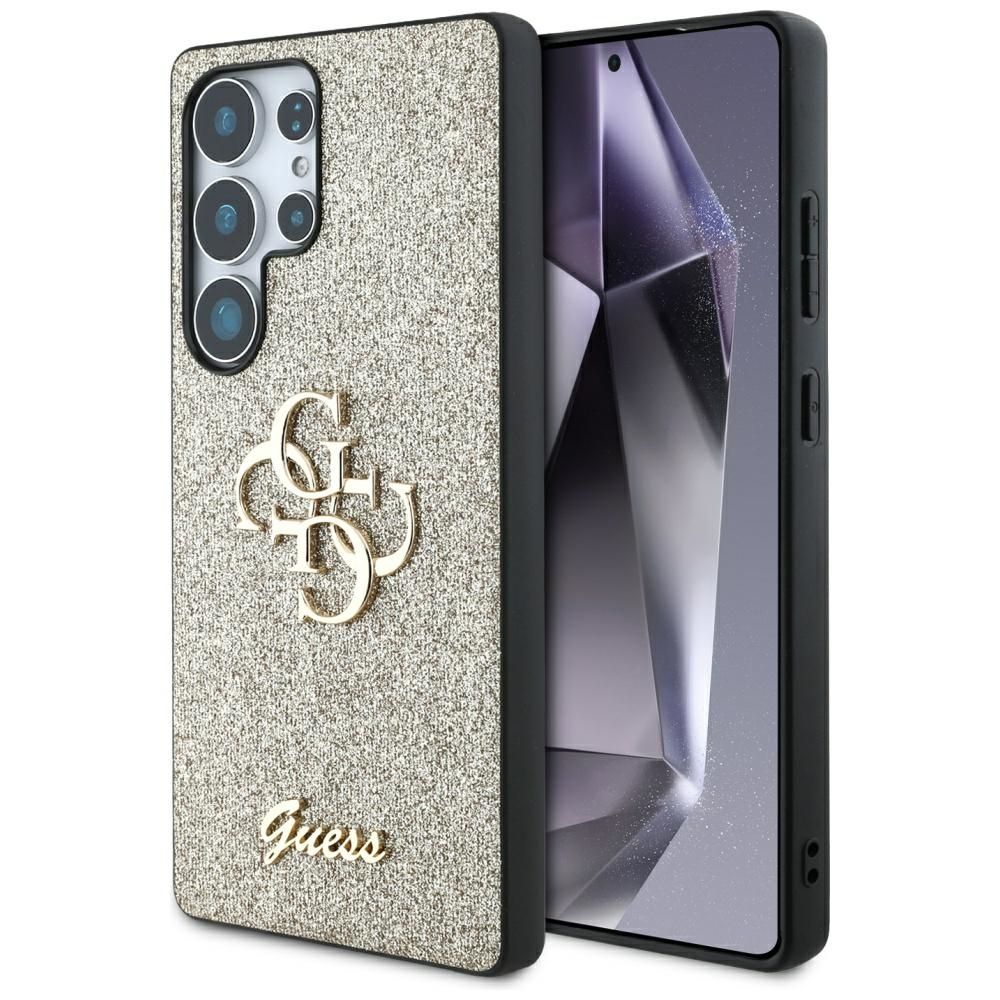 GUESS pre SAMSUNG S25 Ultra GUHCS25LHG4SGD (Fixed Glitter Big 4G) zlaté