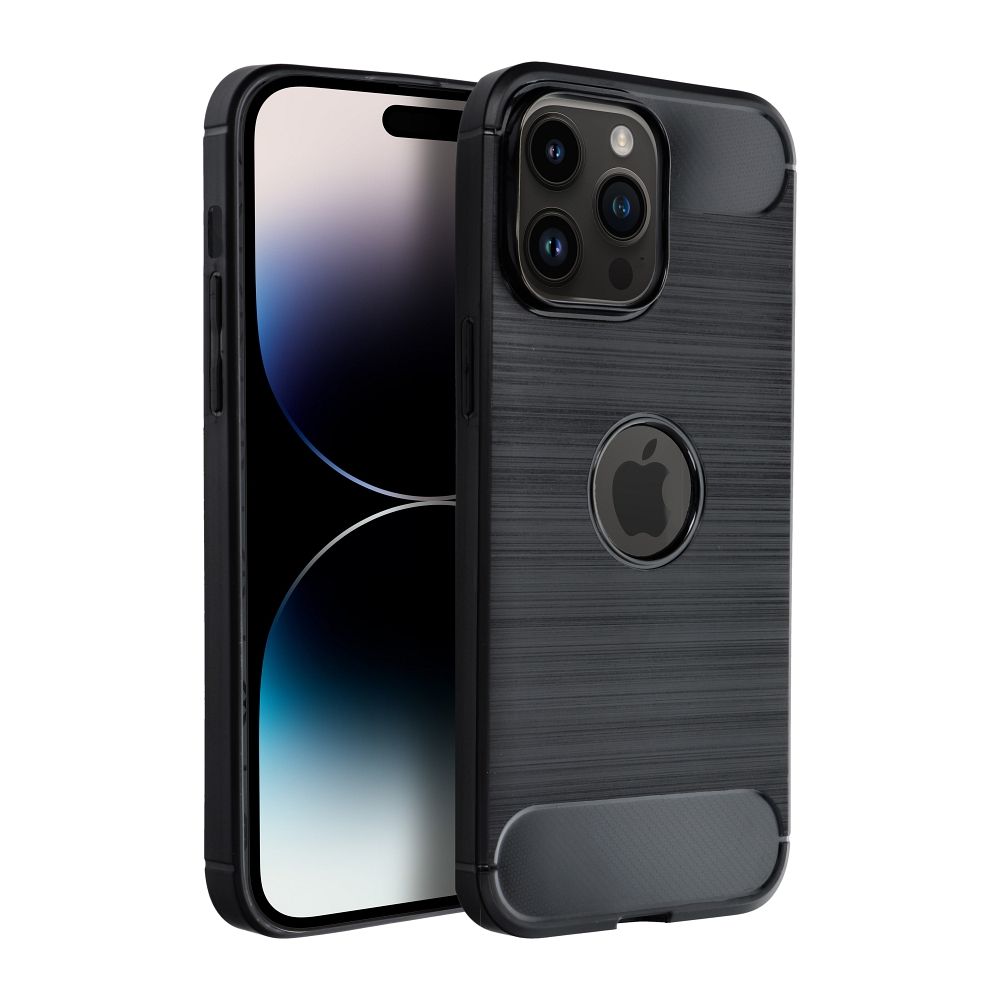 Puzdro CARBON pre IPHONE 16e (SE 4 2025) čierne