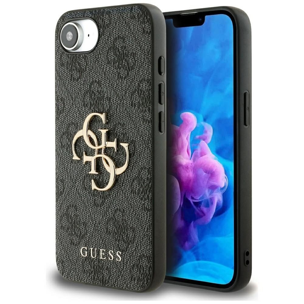 GUESS pre IPHONE 16e (SE 4 2025) GUHCPSE44GMGGR (4G PU Big Logo) čierne