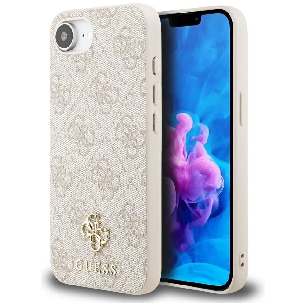 GUESS pre IPHONE 16e (SE 4 2025) s MagSafe GUHMPSE4P4SM4MP (PU 4G Small 4G and Classic) ružové