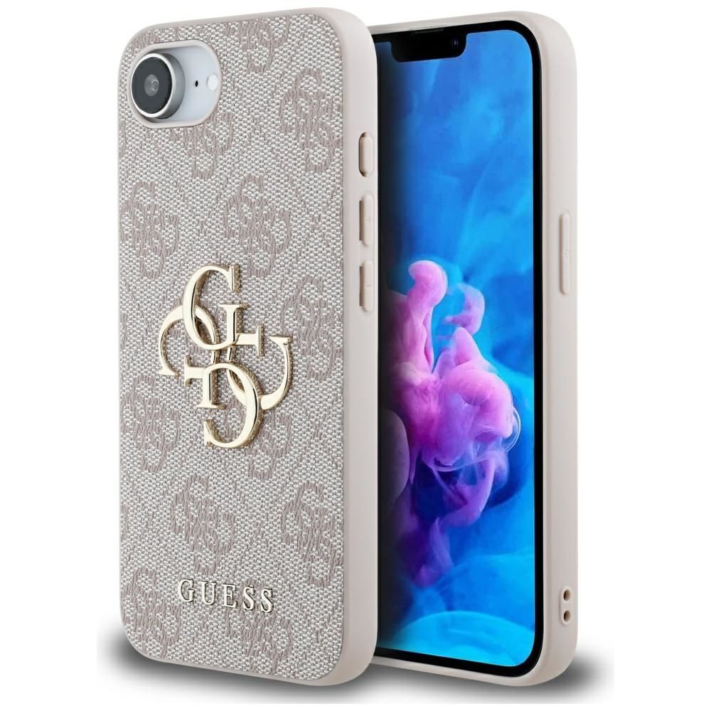 GUESS pre IPHONE 16e (SE 4 2025) GUHCPSE44GMGPI (4G PU Big Logo) ružové