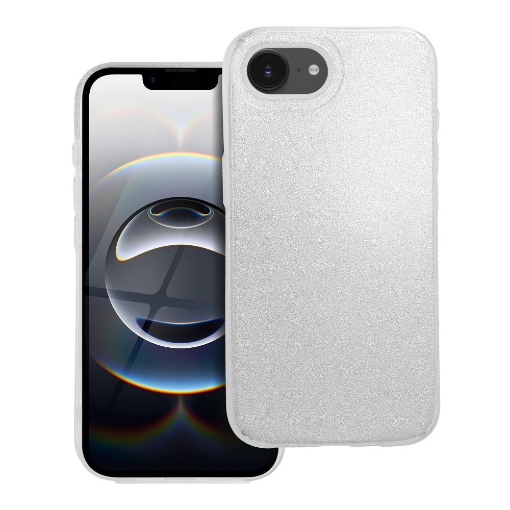 Kryt SHINING pre IPHONE 16e (SE 4 2025) strieborný