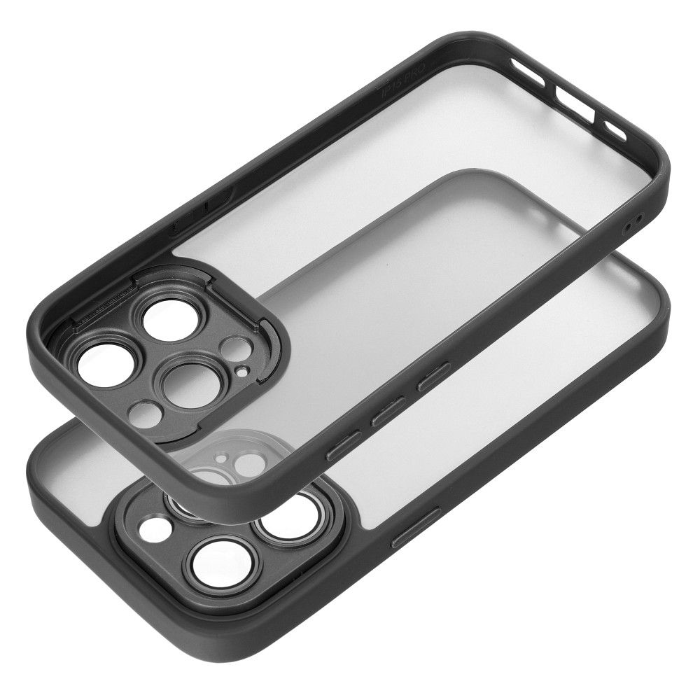 Farebný kryt VARIETE Case pre IPHONE 16e (SE 4 2025) čierny