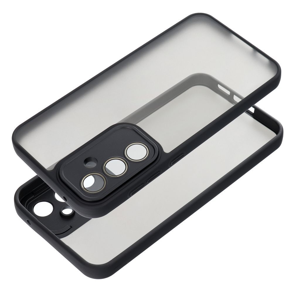 Farebný kryt VARIETE Case pre SAMSUNG S25 Edge čierny