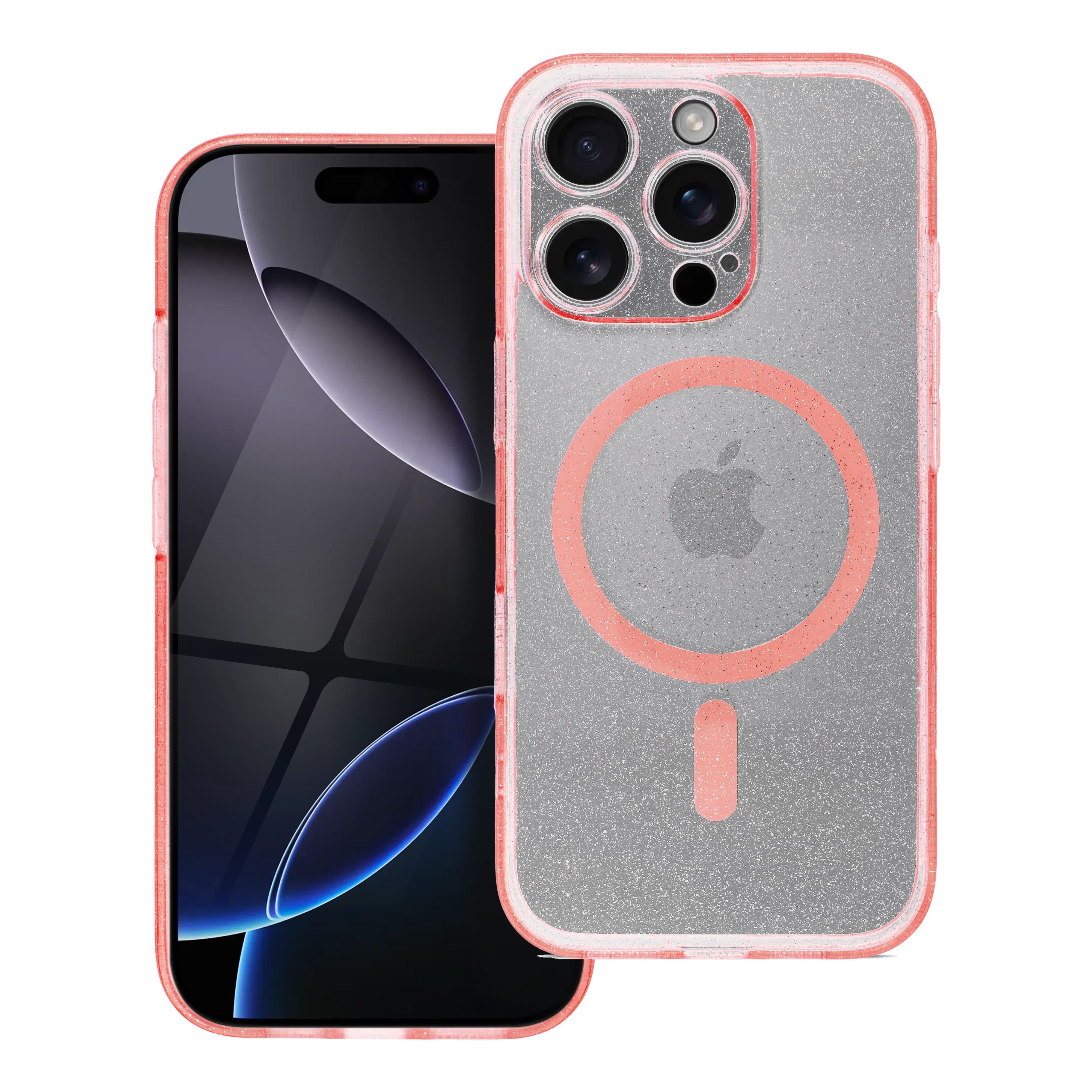 Priehľadný obal CLEAR MAG COVER pre SAMSUNG S25 Ultra ružový