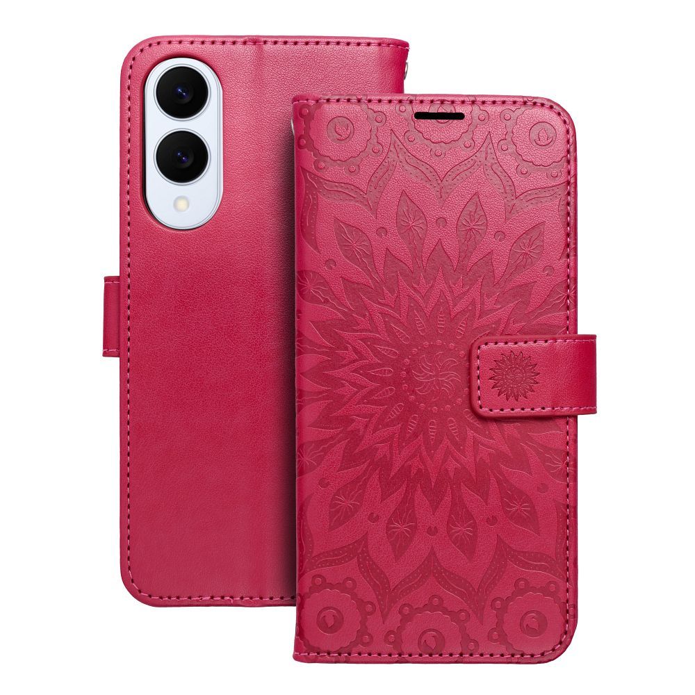 Puzdro MEZZO Book pre SAMSUNG S25 Edge mandala - magenta