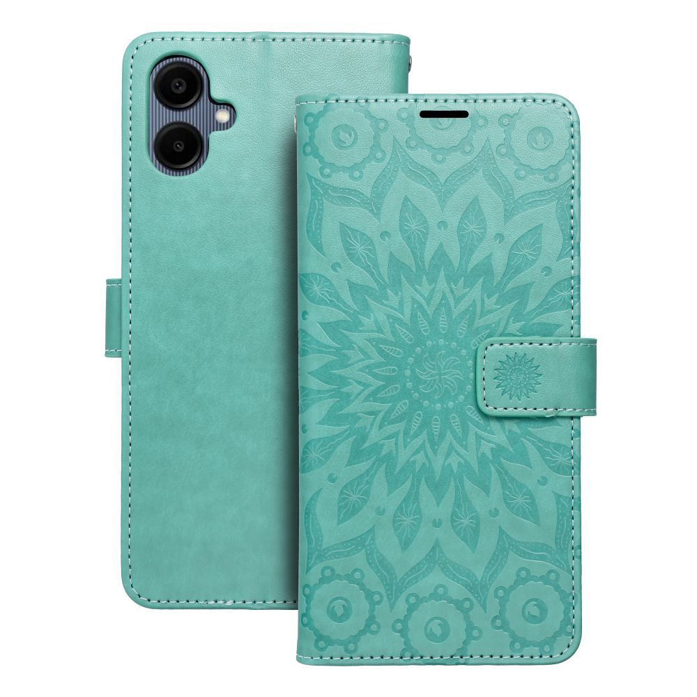 Puzdro MEZZO Book pre SAMSUNG A06 mandala - zelené