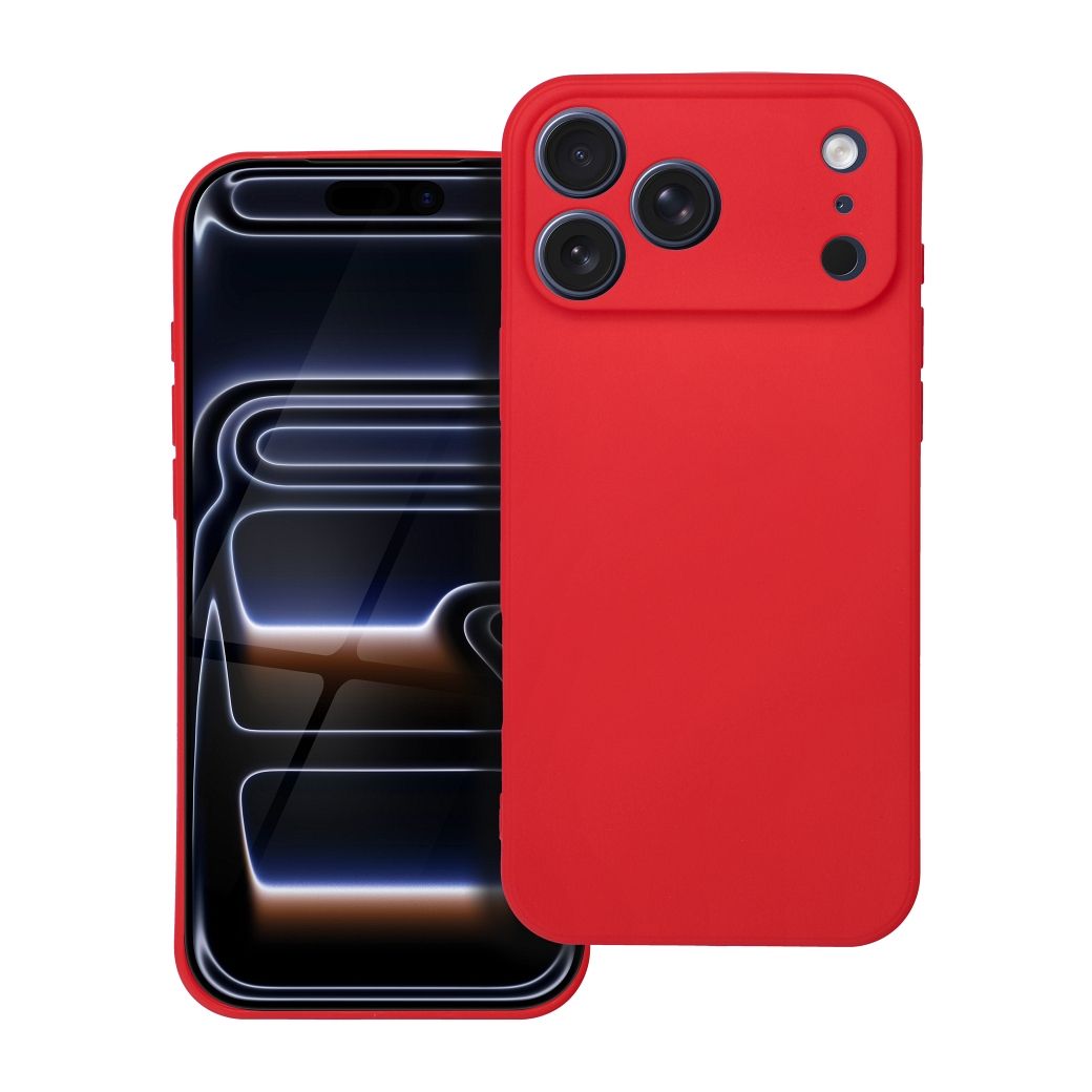 Puzdro Case for iPhone 17 PRO MAX Soft červené
