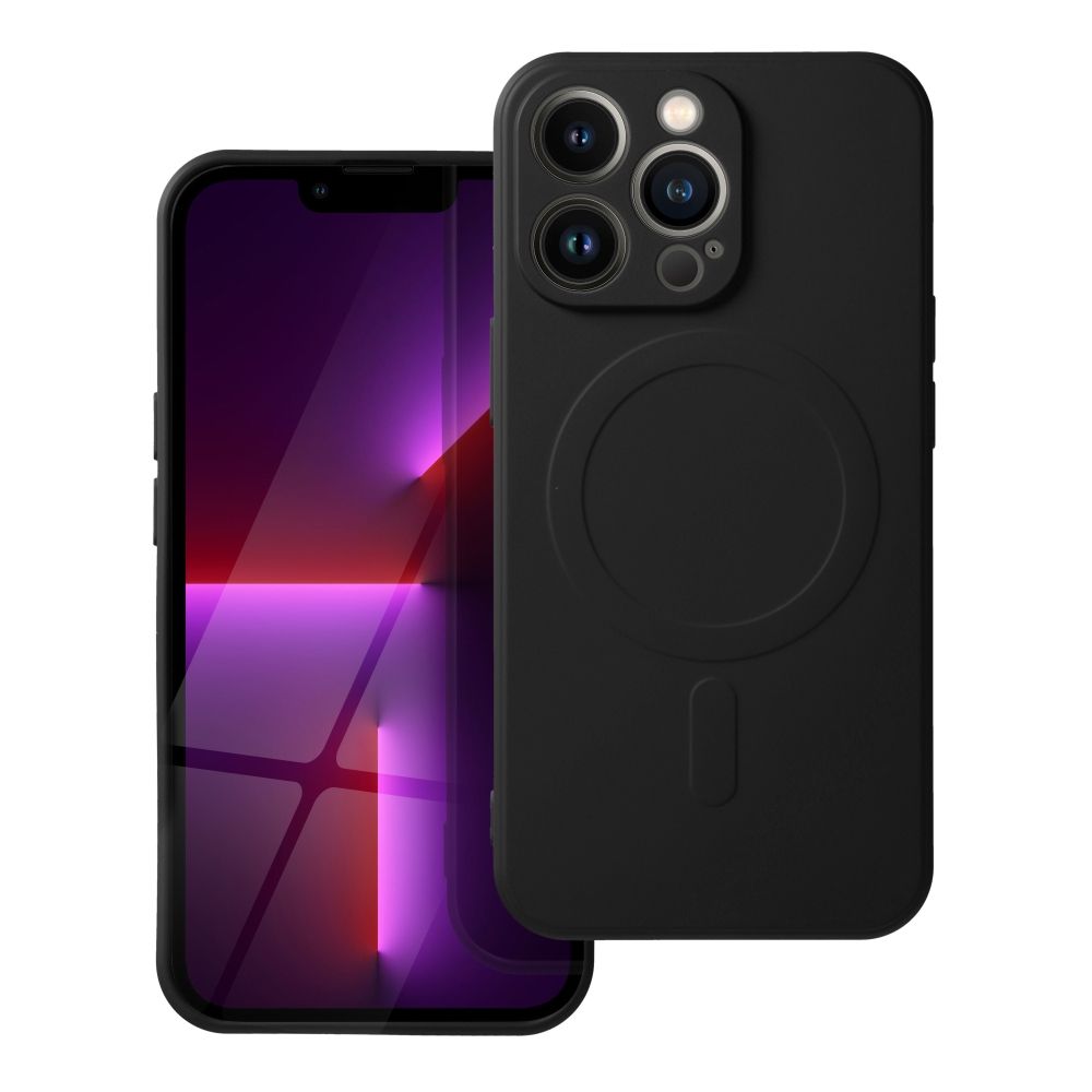 Obal SILICONE MAG COVER pre IPHONE 17 Pro čierny
