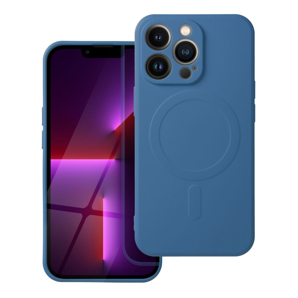 Obal SILICONE MAG COVER pre IPHONE 17 Pro Max modrý
