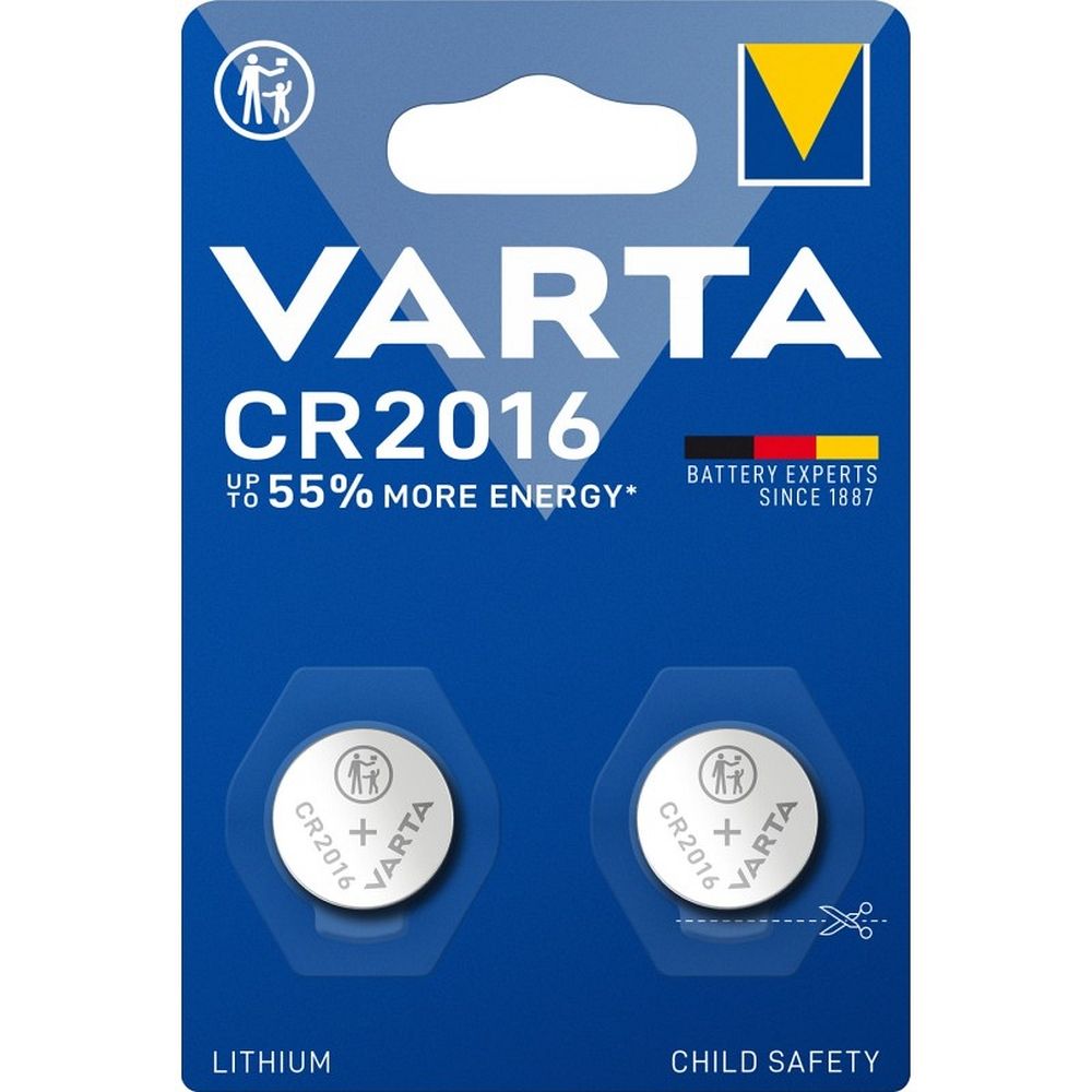 VARTA lítiová batéria CR2016 3V 2 ks