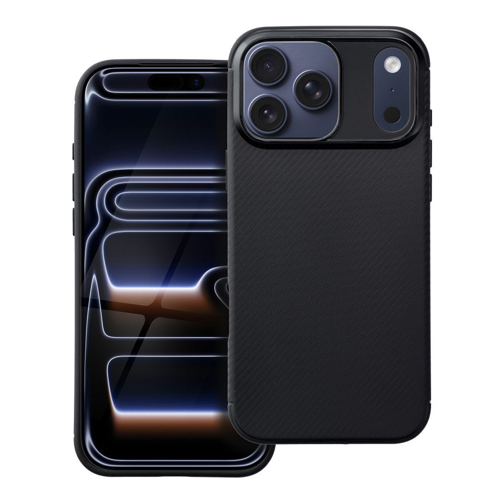 Kryt Case for iPhone 17 PRO MAX Carbon Premium čierny