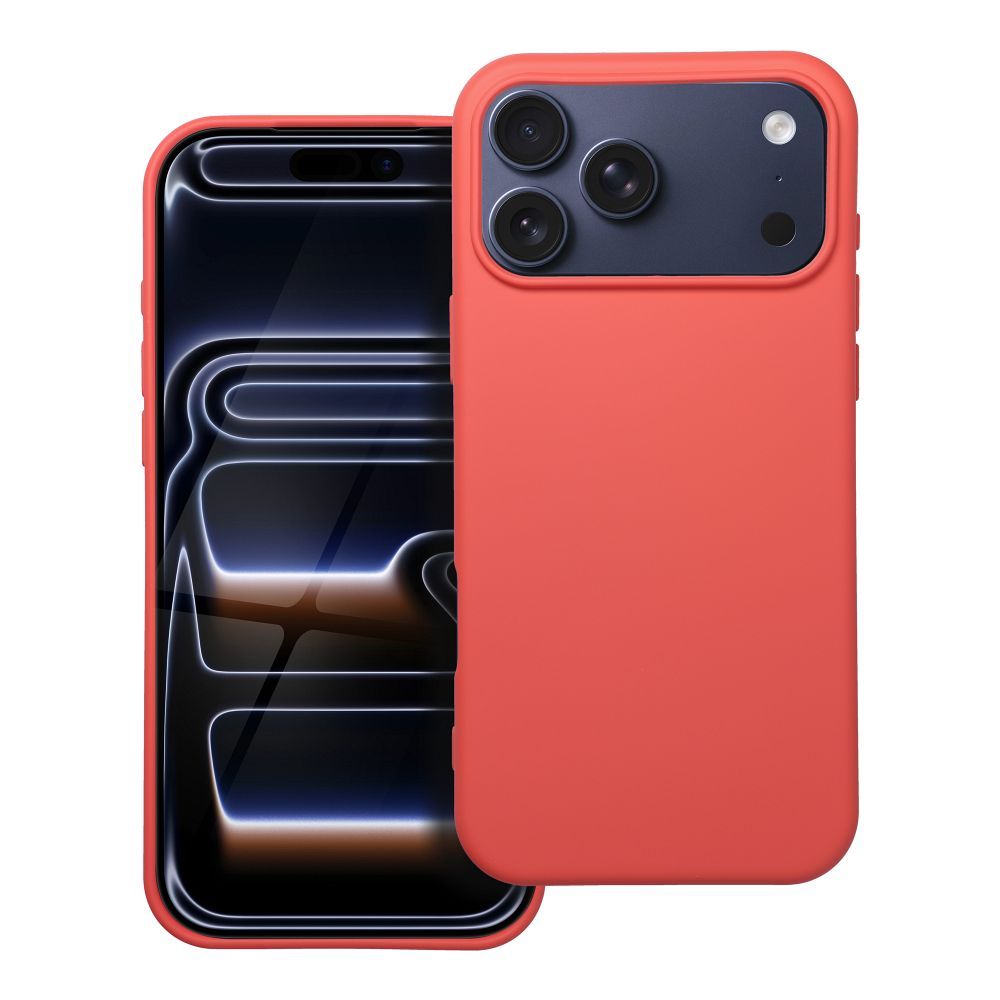 Moderný kryt Case for iPhone 17 PRO MAX Silicone broskyňový