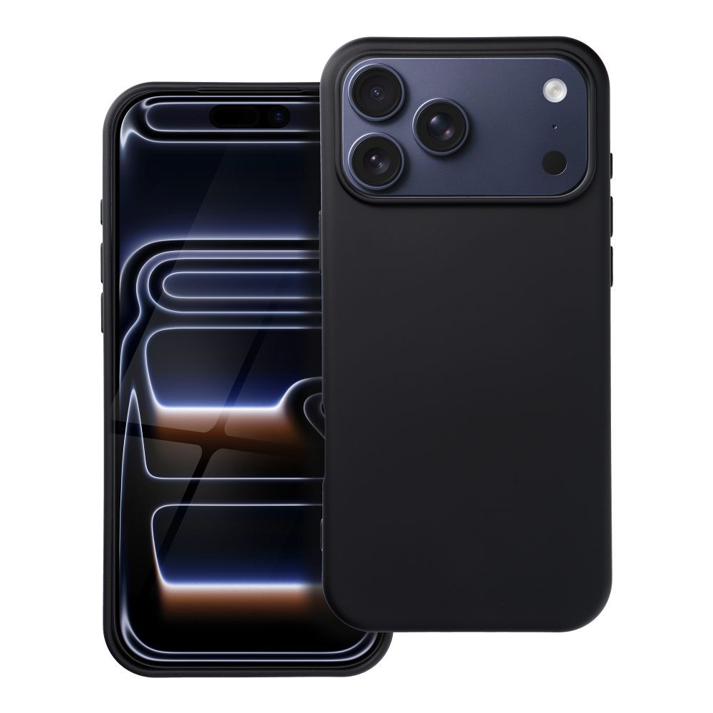 Moderný kryt Case for iPhone 17 PRO MAX Silicone čierny