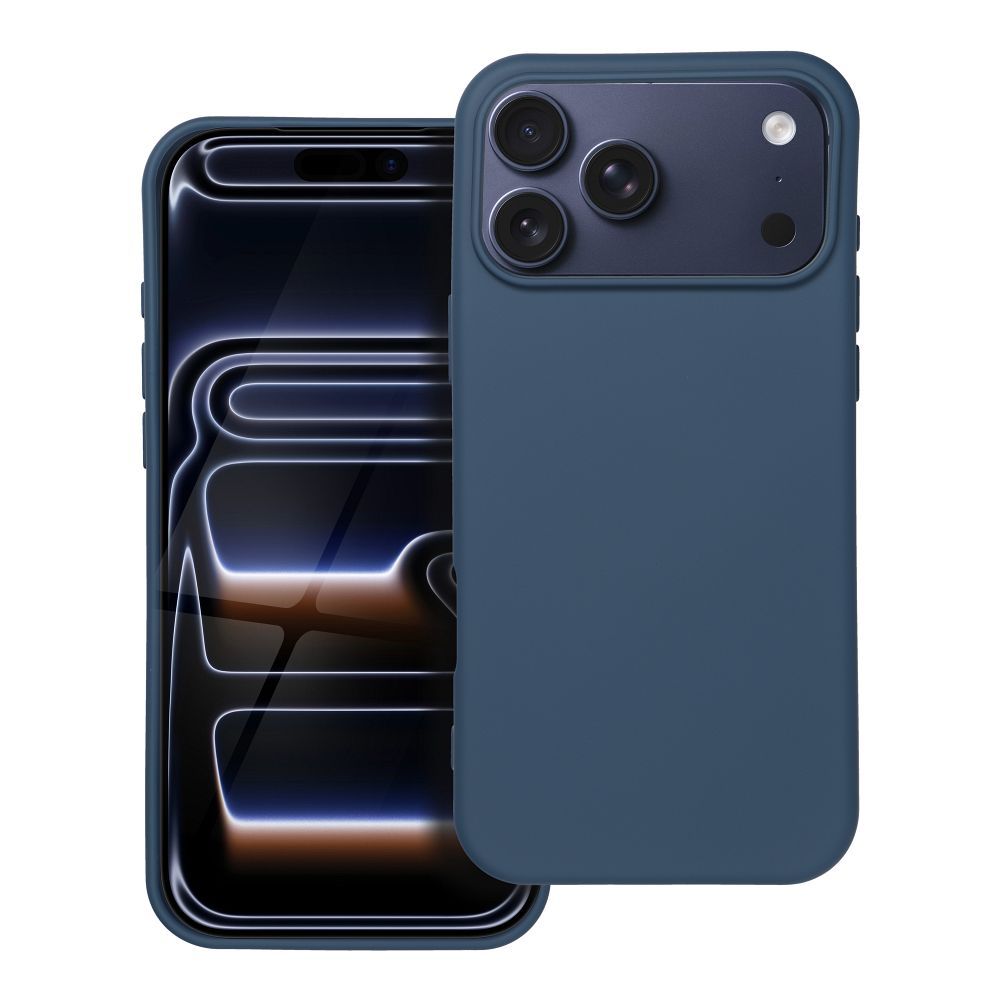 Moderný kryt Case for iPhone 17 PRO MAX Silicone modrý
