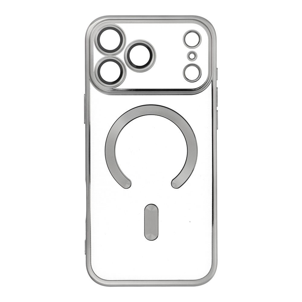 Puzdro Case for iPhone 17 PRO MAX Electro Mag Cover compatible with MagSafe šedé-gray