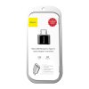 Adaptér BASEUS Micro USB / Micro USB typ C - čierny