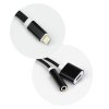 Forcell adaptér pro Apple Iphone 7/7 plus/ 8/8 plus/ X - Jack 3,5 mm čierny
