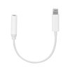 Adaptér HF / audio Apple Iphone 7/ 7 plus / 8/ 8 plus / X - Jack 3,5 mm biely