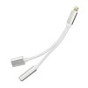Forcell adaptér pro Apple Iphone 7/7 plus/ 8/8 plus/ X - Jack 3,5 mm strieborný