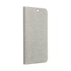 Puzdro LUNA Book pre Xiaomi  Redmi Note 8 Pro strieborné
